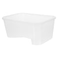 thumbnail image 1 of Turtle Tank Plastic Reptile Tank Turtle Crawling Box Plastic Turtle Basin Pet Turtle Tank, 1 of 9