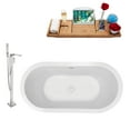 thumbnail image 7 of Tub, Faucet and Tray Set Streamline 67" Freestanding NH361-140, 7 of 7