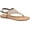 Beige, variant on White Mountain Womens London Faux-Leather Thong Flat Sandals