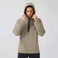 thumbnail image 2 of Fewfanhot Men Sweatshirt Casual Long Sleeve Fleece Hoodies Drawstring Workout Pullover with Kanga Pocket, 2 of 5