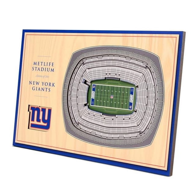 YouTheFan 8491461 NFL New York Giants 3D StadiumViews Desktop Display - MetLife Stadium