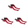 thumbnail image 3 of Baohd 1/2/3/5 Motorcycle Handle Braking Brake Strong Stability And Of Motorcycles red 3PCS, 3 of 6
