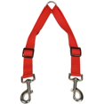 thumbnail image 1 of Dual Double Dog Leash Coupler Suits All Dog Leash Two Dogs Adjustable Splitter Lead Black, 1 of 7