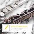 thumbnail image 1 of FONDOTIN Flute Cleaning Tool Yellow Cotton Brush Safe Soft Material Washable Reusable, 1 of 8
