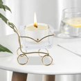 thumbnail image 3 of candeliere decorativo perfecl Soporte de lámpara de té Vaso transparente Porta vela, 3 of 7