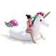 thumbnail image 1 of Flotador inflable con forma de unicornio para piscina Jasonwell Giant, montable, 1 of 8