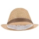 thumbnail image 4 of Sombrero de paja Sombrero de playa de ala corta Sombrero de pescador tejido transpirable para hombres y mujeres, 4 of 5