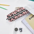 thumbnail image 6 of Fotbe Cow Animal Skin Pattern Leather Pencil Case, Pencil Pouch with Durable Zipper, Compact and Stylish Organizer for Stationery, Art Supplies, Travel Essentials, 6 of 7