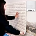 thumbnail image 4 of Paneles de pared de papel tapiz de espuma de 12 piezas Paneles de pared de espuma para pelar y para sala de, 4 of 9