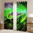thumbnail image 2 of Castle Fairy Green Car Black Out Curtains,Extreme Sport Curtains Pack of 2 (42x63 Each), 2 of 6