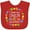 Red, variant on Inktastic I Love my Cousin Autism Awareness Boys or Girls Baby Bib