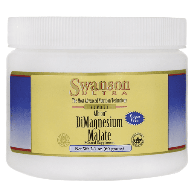 Swanson Albion Dimagnesium Malate 400 mg 2.1 oz Pwdr