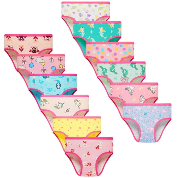 Girls Underwear Comfortable Panites Soft Kids Briefs Size 2Years