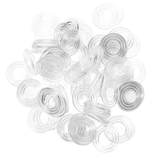 MasteelfCA 100pcs Bumper Spacers Glass Table Bumper Pads Clear Bumper Pads for Glass Table