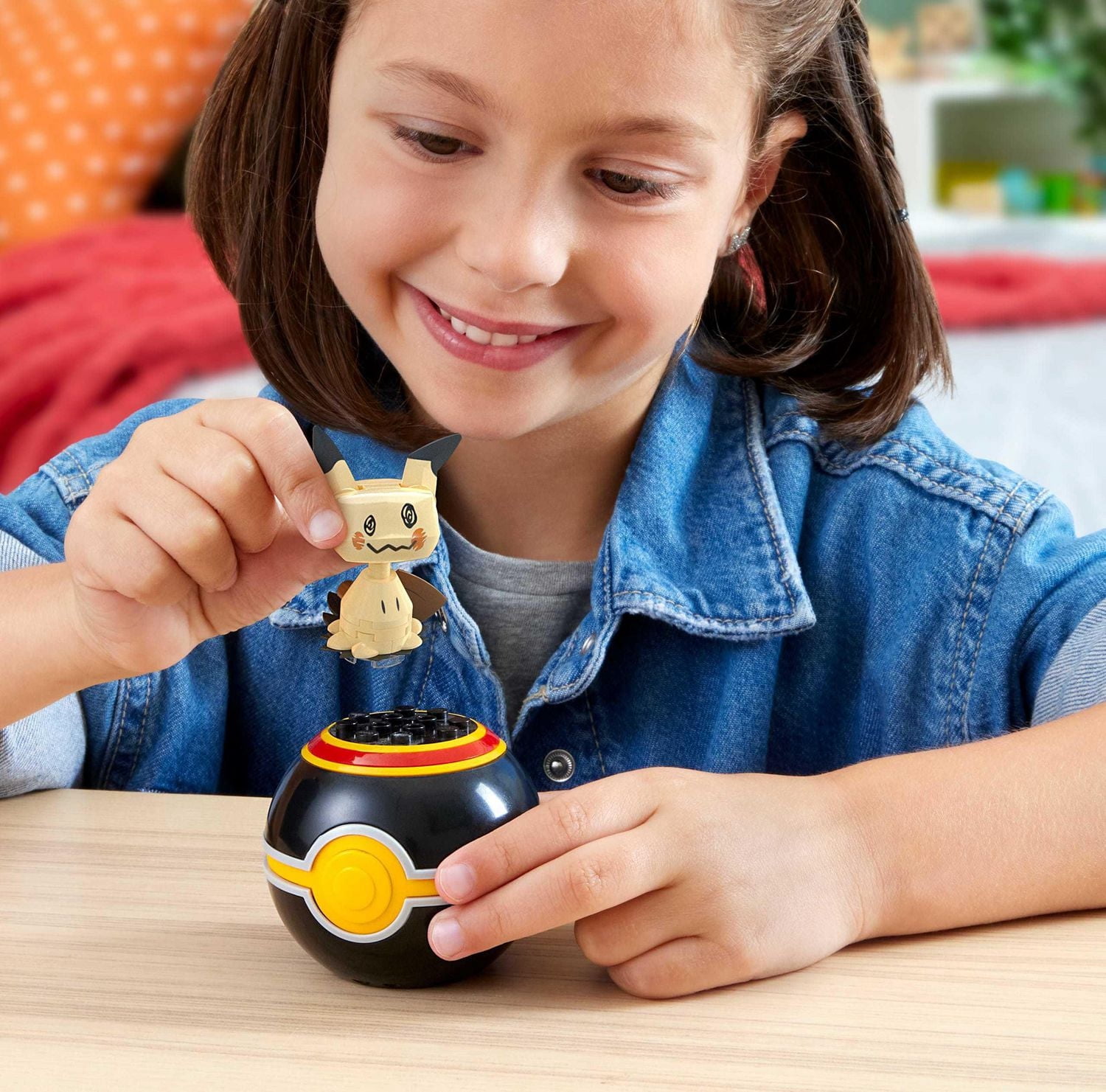 MEGA Pokémon Figurine articulée Mimiqui, 19 pièces