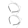 thumbnail image 2 of unbranded 2Ud Diademas Con Para Mujer Accesorios Versátiles Para Y Fiesta, 2 of 8