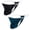 2Pack:Black+Green, variant on Men's Nylon Thong Sexy Underwear Soft Big Pouch Breathable Tagless Green M