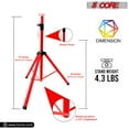 thumbnail image 6 of 5 Core Speaker Stand Height Adjustable PA DJ Tripod Studio Monitor Stands w 35mm Compatible Insert, 6 of 6