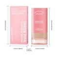 thumbnail image 3 of Meidian Cream Blush Stick & Nude Lipstick, Multi-Use Solid Cushion Makeup for Cheeks & Lips, Natural Finish, 3 Blendable Colors, 3 of 8