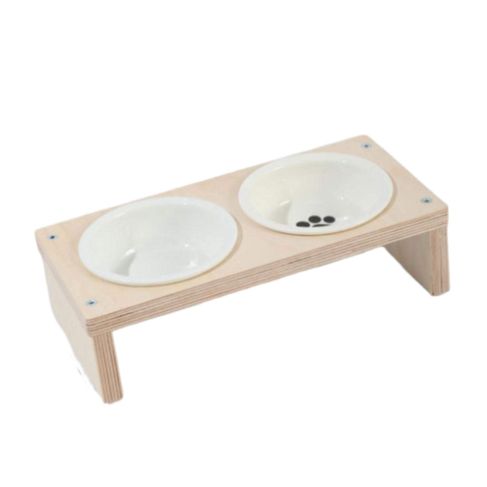 Cat Bowls for Food and Water, Cat Food Bowl Ceramic Cat Bowl Neck Protection Non