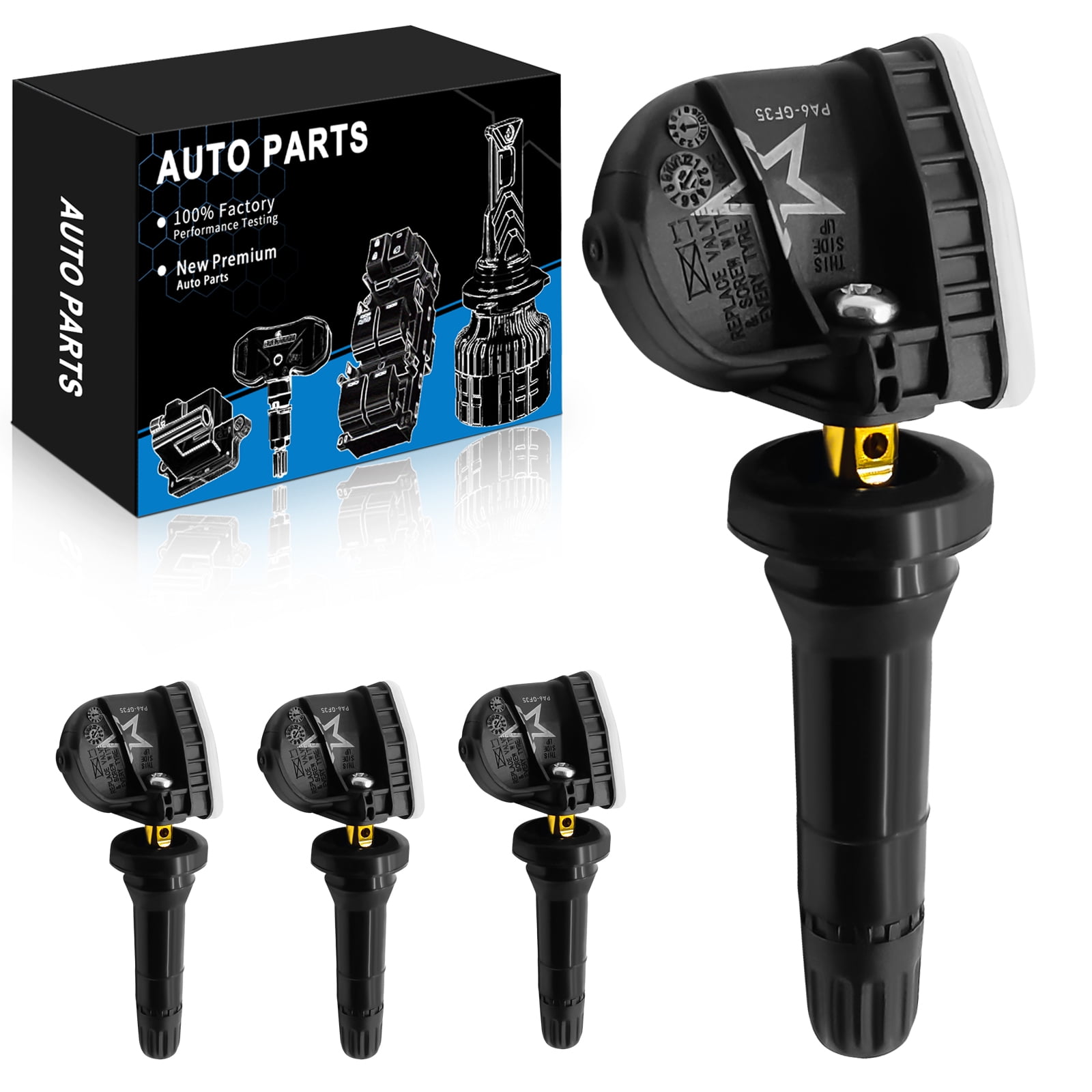 YZHIDIANF 4PCS TPMS Sensor forChevy 315MHz Programmed Tire Pressure