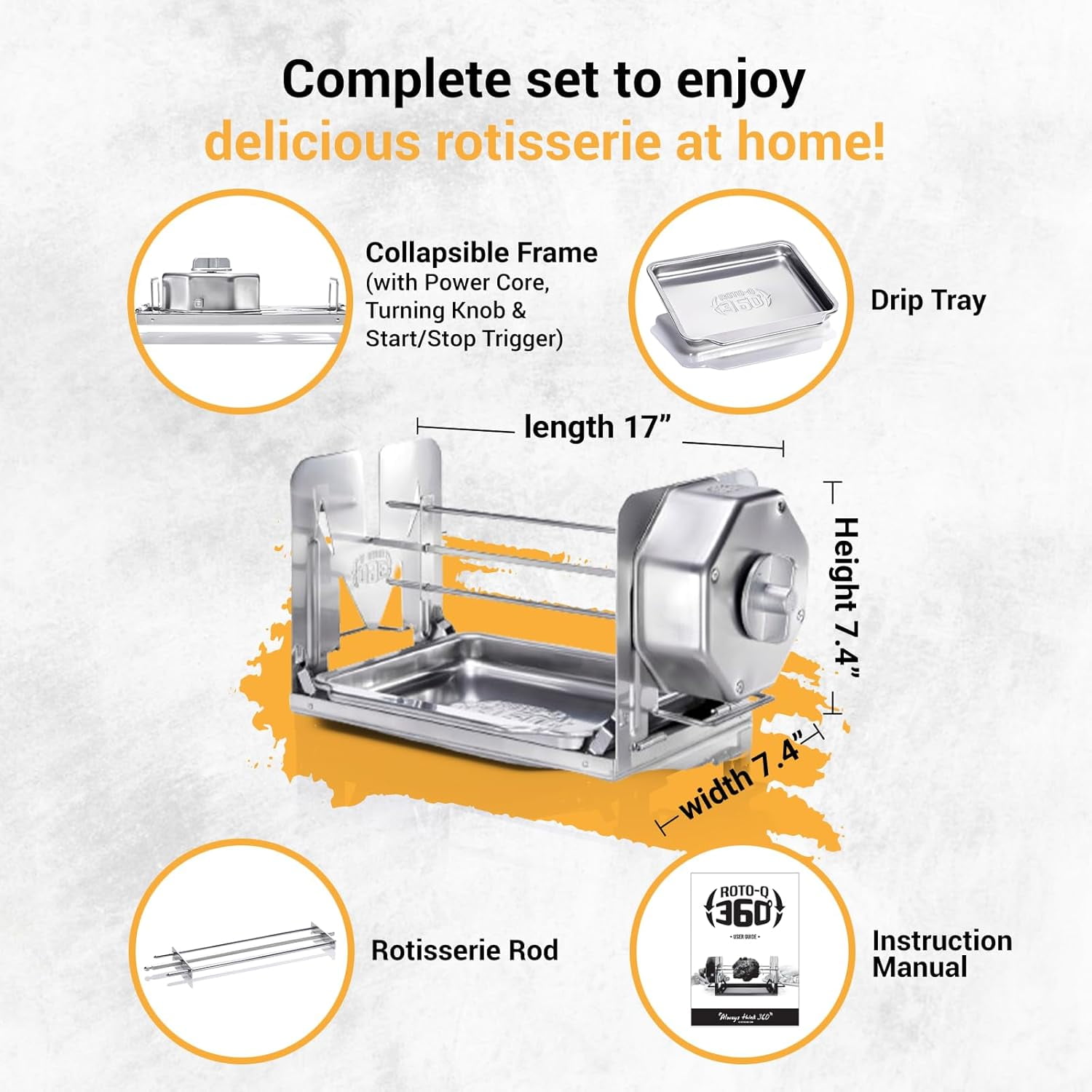 ROTO-Q 360 Rotisserie Kit - Thumbnail 4