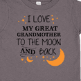 thumbnail image 4 of Inktastic I Love My Great Grandmother to the Moon and Back Boys or Girls Toddler T-Shirt, 4 of 5