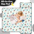 thumbnail image 4 of Cow and Mug Blue Pattern Toddler Nap Mat with Pillow & Blanket, Soft Sleeping Mat for Preschool Daycare Travel Sleepovers, 4 of 6