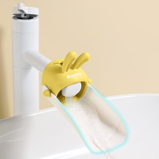 U-Shaped Faucet Extender - Anti-Splash Hand-Washing Aid, Soft TPR Material, Easy Installation, Portable Design for Home & Travel Use