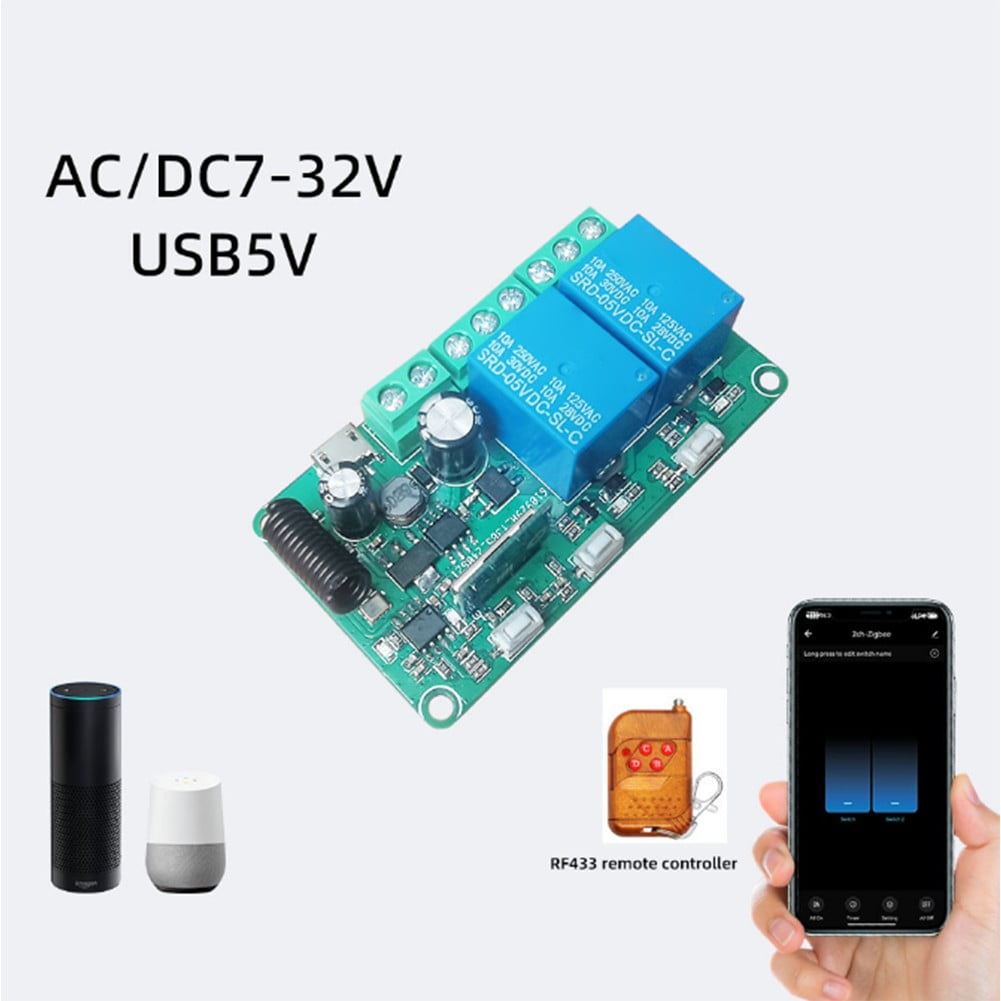 For Tuya For Zigbee Relay Switch Module Smart Home Automation Module Switch Zigbee-4Ch