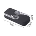 thumbnail image 3 of Dispensador de hilo Dental portátil estuche de almacenamiento de Limpieza de Likrtyny dientes doble abierto estuches de palillos de hilo Dental automáticos para viajar y acampar, 3 of 3