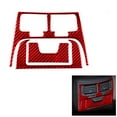 thumbnail image 1 of Real Bright Soft Car Interior Carbon Fiber Sticker DecorationFor Lexus IS250 IS350 2006-2012 Red Carbon Fiber Rear Air Vent Outlet CoverAuto Car Protection Interior Accessories, 1 of 8