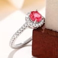 thumbnail image 6 of Pretty Women Anniversary 925 Silver Ring Cubic Zircon Wedding Jewelry Sz 6-10, 6 of 7
