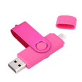 thumbnail image 3 of Rose Red Metal Rotation Portable USB Flash Drive High Speed U Disk Memory Stick (16G), 3 of 5