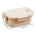 thumbnail image 5 of Wal-mart Deals Viflosae Sealed Two-layer Lunch Box Portable Double-layer Lunch Box Student Partition Lunch Box Outdoor Lunch Box Deals, 5 of 5