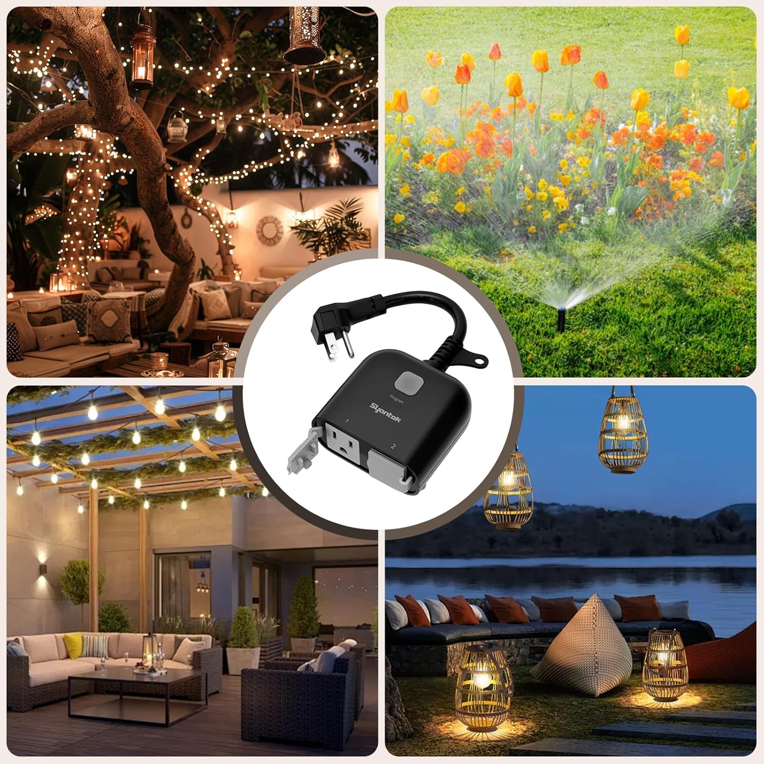 Syantek Wireless Remote Control Outdoor Outlet, 15A photo 7