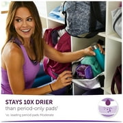 Poise Pads Moderate Absorbency, Long 54 ea (Pack of 4)
