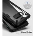 thumbnail image 3 of Ringke Fusion-X Case Compatible with Samsung Galaxy S10e, Transparent Hard Back Shockproof Advanced Bumper Cover - Black, 3 of 3