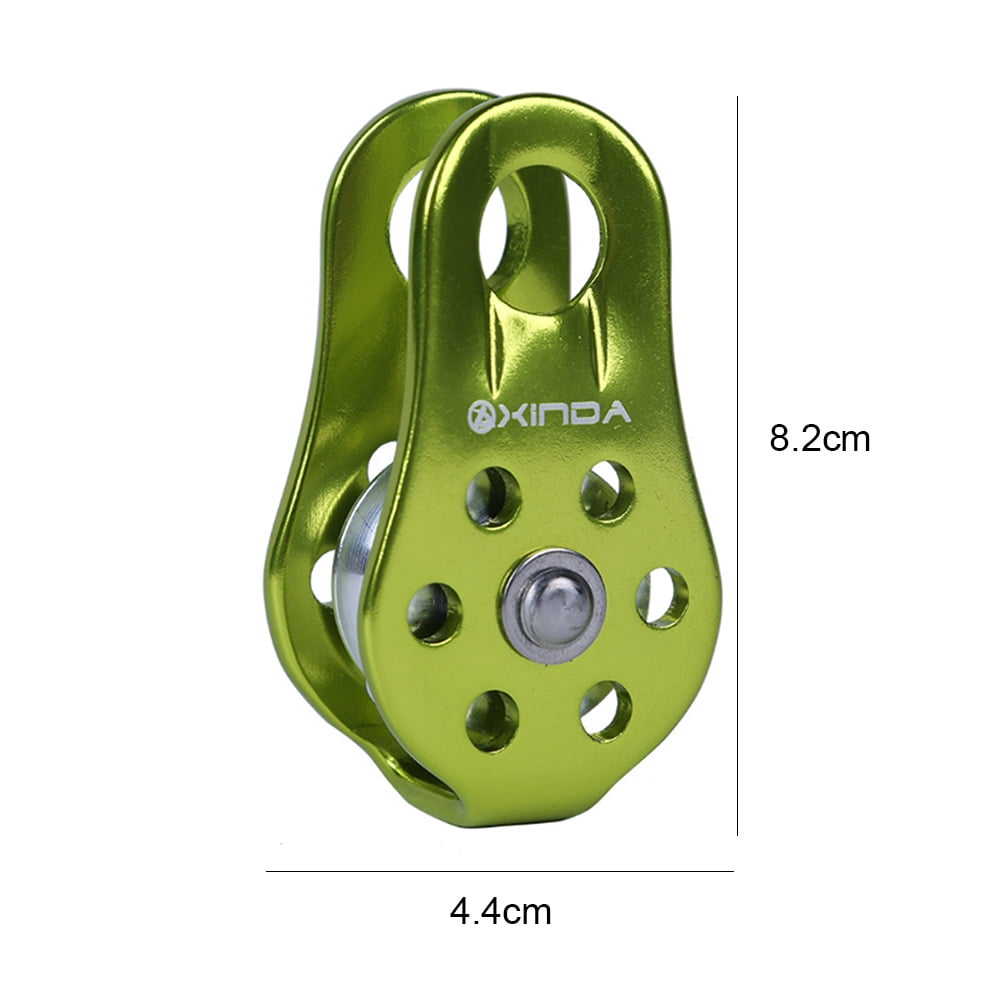 Outdoor Bearing Lifting Rock Climbing Fixed Rope Pulley Equipment