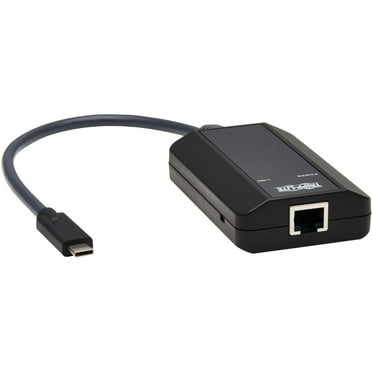 Tripp Lite by Eaton NetDirector USB-C Server Interface Unit with Virtual Media Support (B064 Series), TAA - 1 x USB Type C - Male - 1 x RJ-45 Network - Female - 1920 x 1200 Supported - Black - TAA ...