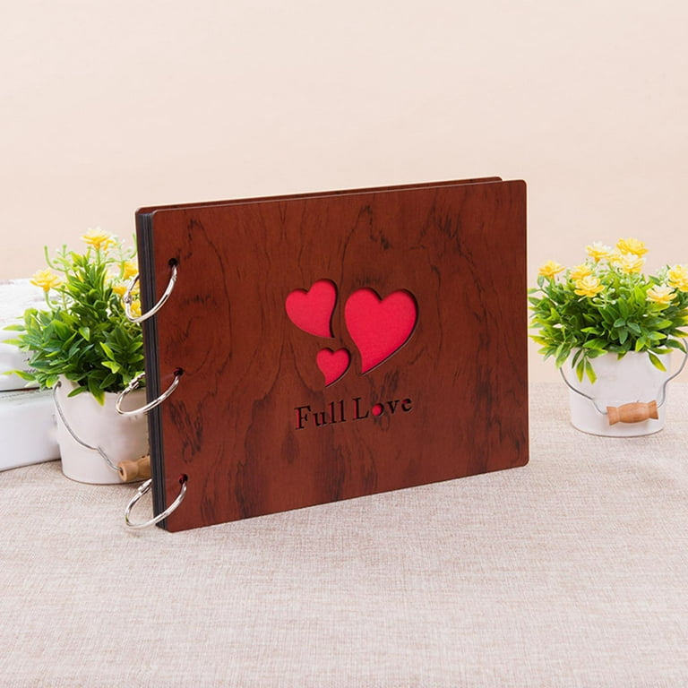 Wooden Scrapbook Album 12x12 for Anniversary Gift or Wedding Gift