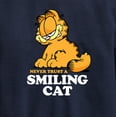 thumbnail image 3 of Garfield - Never Trust Smiling Cat - Toddler And Youth Crewneck Fleece Sweatshirt, 3 of 5