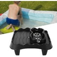 thumbnail image 4 of SkyAuks Foldable Hot Tub Side Table with 2 Cup Holders, Black, 4 of 8