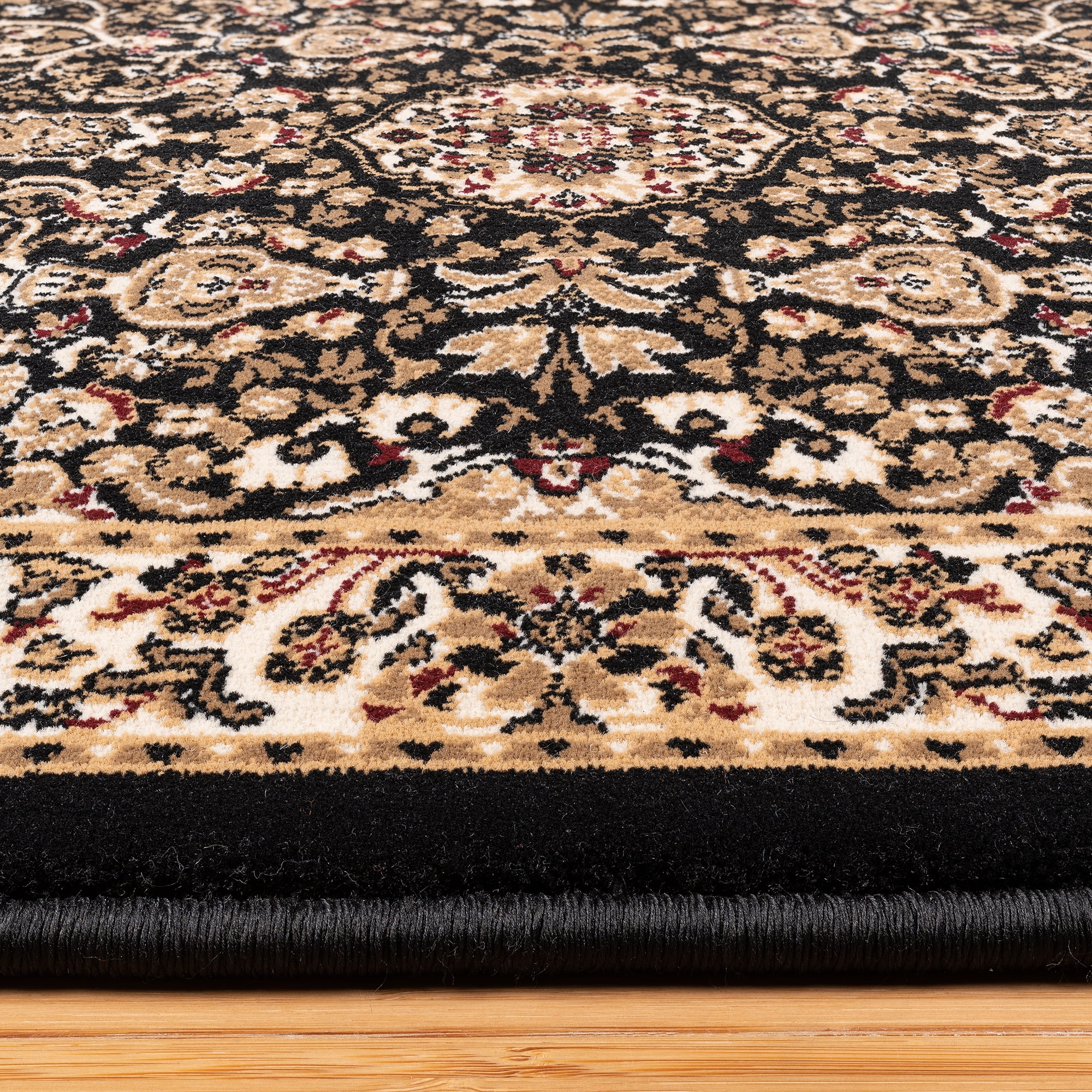 Gertmenian Majestic Vernon Traditional Border Medallion Floral Red Indoor Area Rug, 8x10