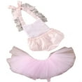 thumbnail image 3 of Toddler Baby Floral Tulle Romper Dress Outfits Set, 3 of 5