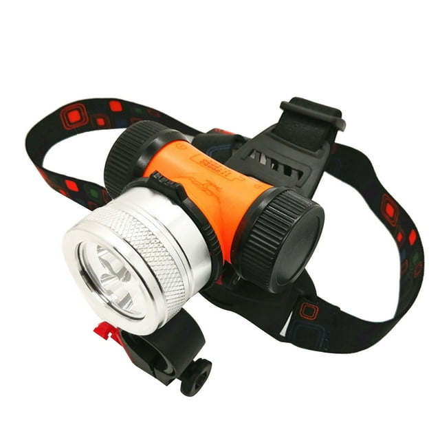 Lámpara De Cabeza, Linterna De Cabeza De Buceo, Diadema Extraíble, 2 Tipos De Luces Para Pescar