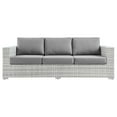 thumbnail image 6 of Modway Convene Outdoor Patio Sofa in Light Gray Gray, 6 of 8