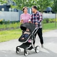 thumbnail image 2 of Babyjoy 2-in-1 Baby Stroller High Landscape Infant Stroller w/ Reversible Seat Black, 2 of 9