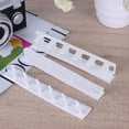 thumbnail image 2 of 9pcs Adhesive Jewelry Earring Necklace Hanger Organizer Wall Mount(White), 2 of 8