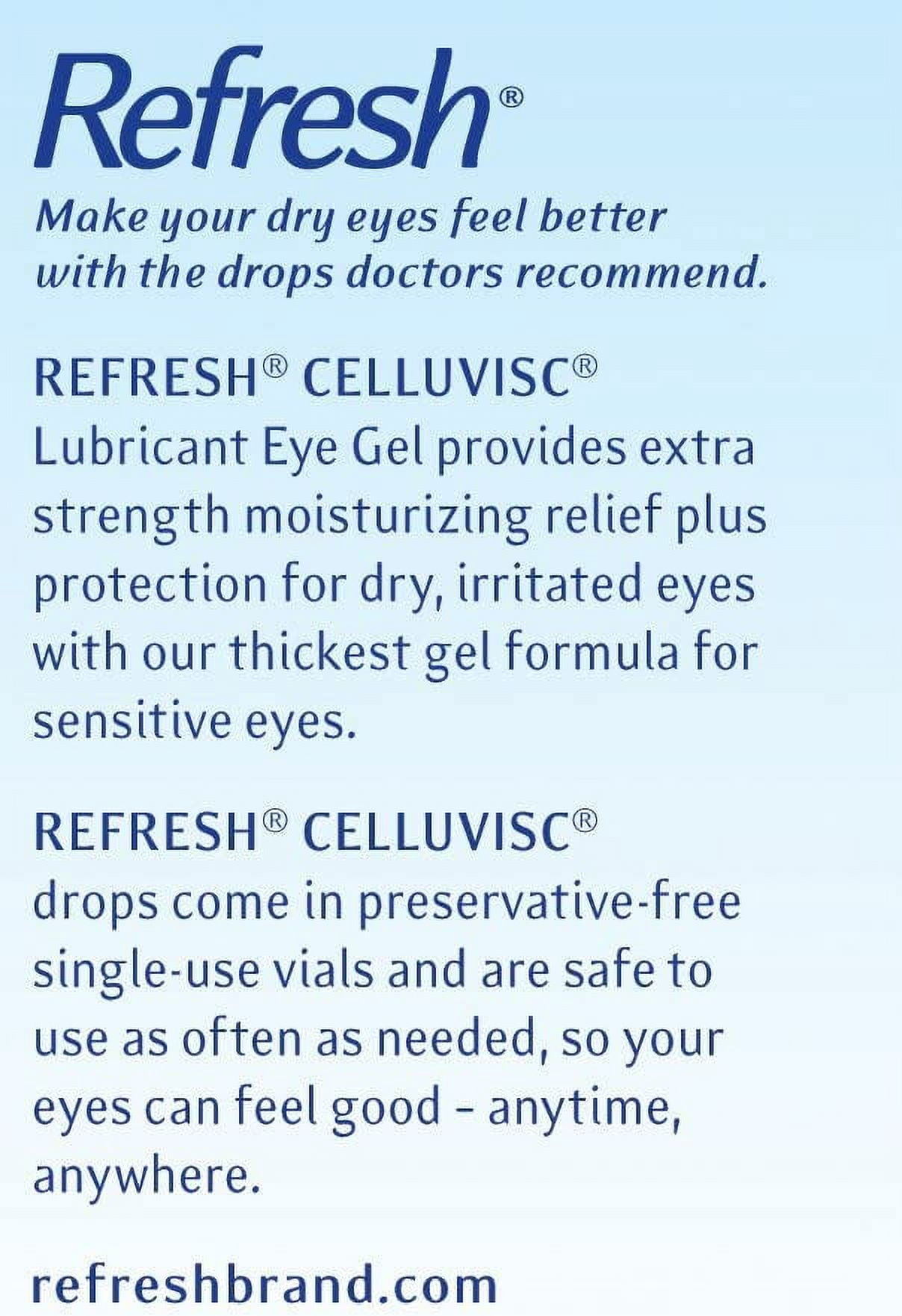 Refresh Celluvisc Lubricant Eye Gel Single-use Containers 30 Ea (Pack of 2)